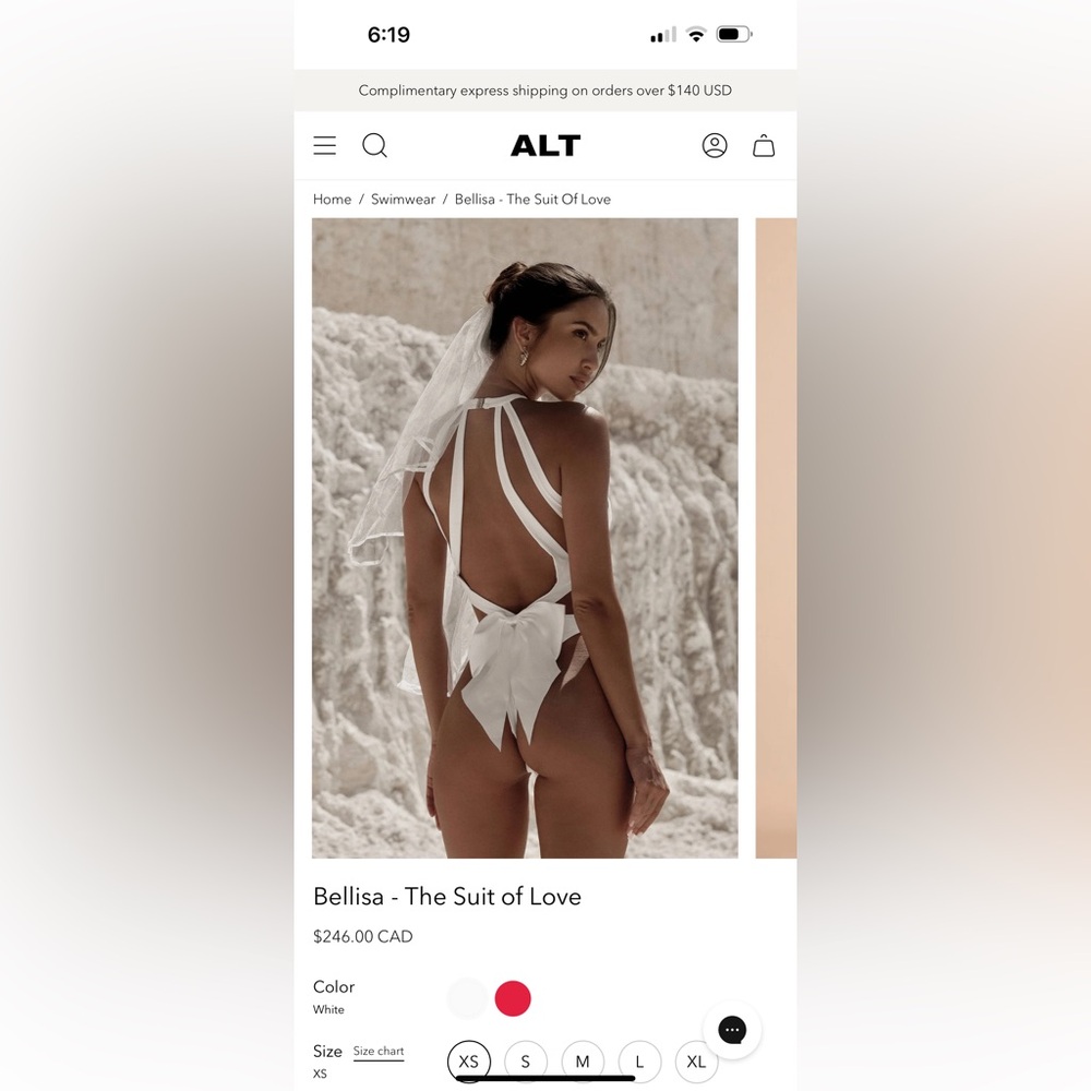 BRIDE Bathing Suit - By ALT